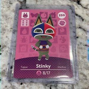 Animal Crossing - Stinky Amiibo card